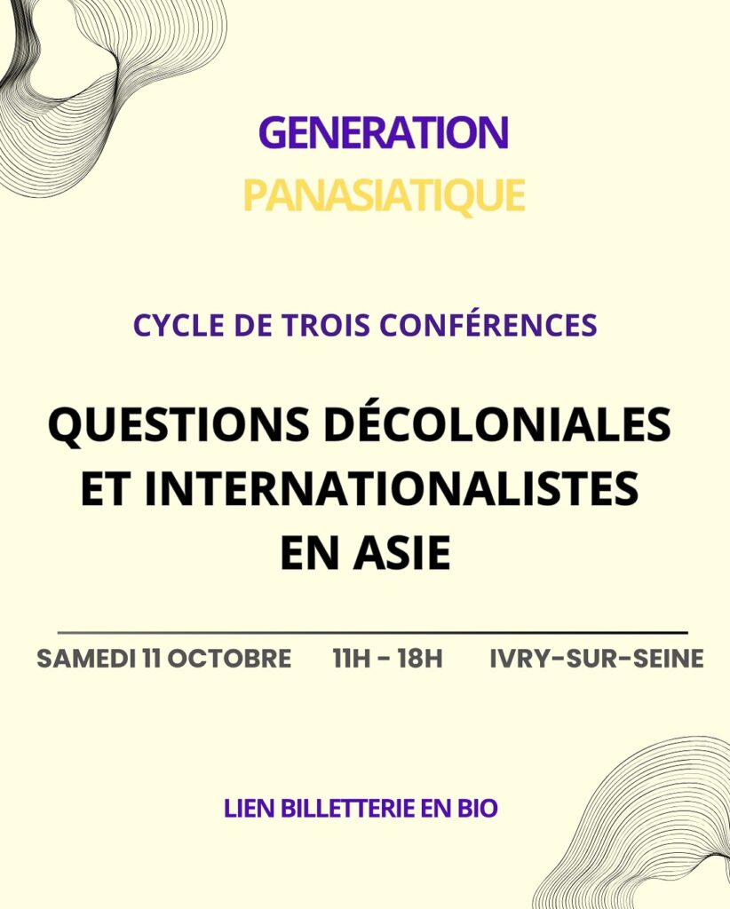 questions décoloniales et internationalistes en Asie